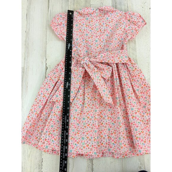 The Beaufort Bonnet Company Dottie Hart Smocked Dress Fall Fest Floral Girls 7 - Picture 10 of 11